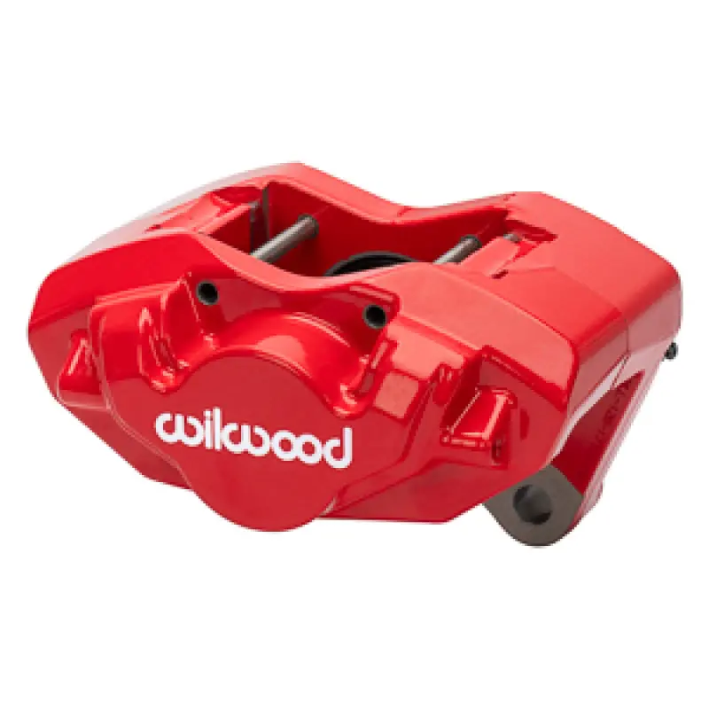 Wilwood D45 Front Dual-Piston Brake Caliper — 0.79" Rotor Mount, Red Finish 1
