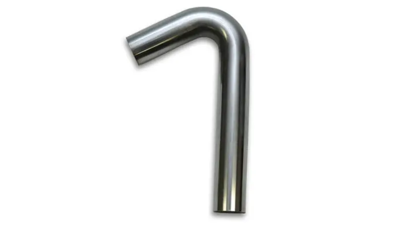 Vibrant T304 Stainless Steel 1.25In Od 120° Mandrel-Bent Exhaust Elbow – 4In X 12In Legs 1
