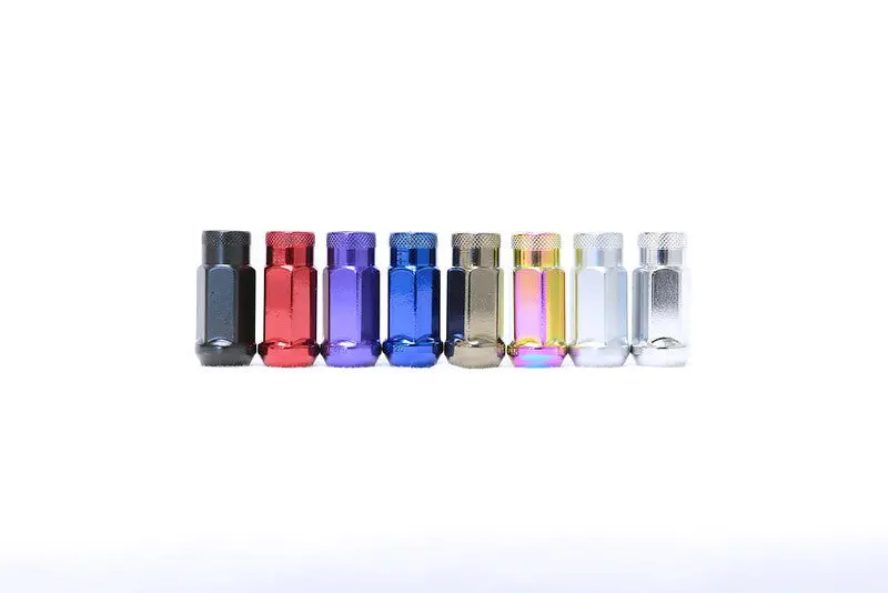 Wheel Mate Chrome Open-End Lug Nut Kit — 20-Piece Set, 1/2-Inch Thread Size 1