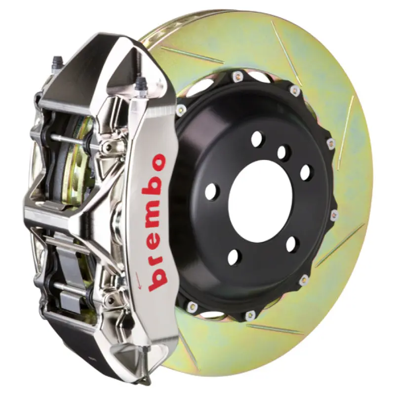 Brembo 08 R32 (Mk5) Front Gtr Bbk 6 Piston Billet355X32 2Pc Rotor Slotted Type-1- Nickel Plated 1