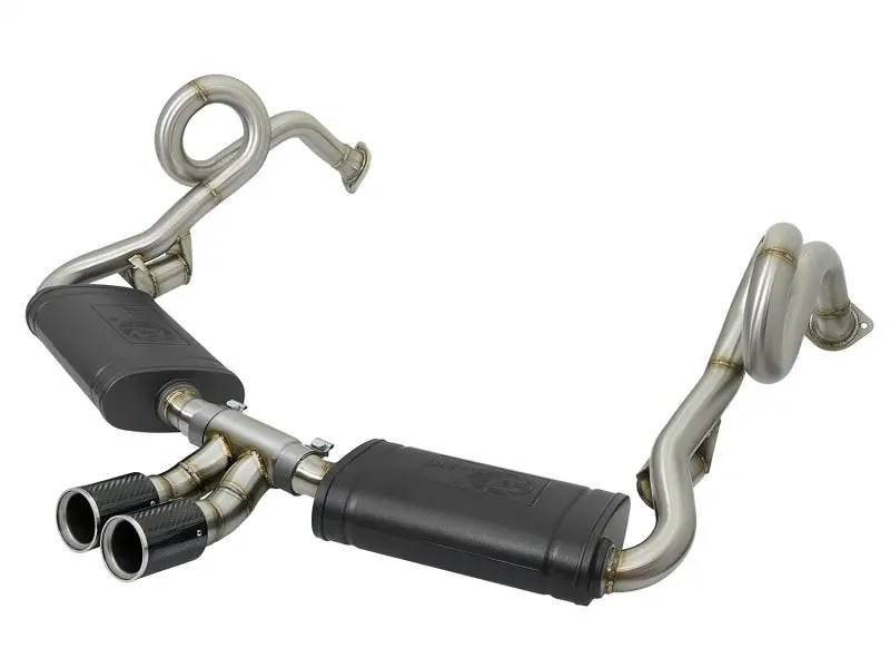 Afe Machforce-Xp 2In 304 Ss Cat-Back Exhaust W/Carbon Fiber Tips 13-16 Porsche Boxster 2.7L/3.4L 1