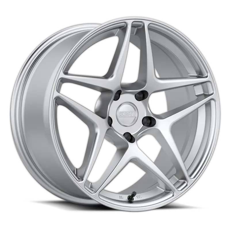Kansei K15H Astro Alloy Wheel – 18X8.5 Inch, 5X100 Bolt Pattern, 35Mm Offset, 73.1Mm Hub Bore, Hyper Silver 1