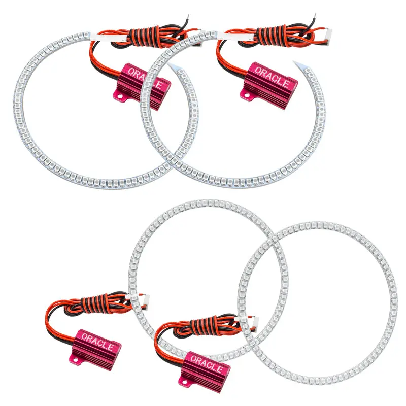 Oracle Lighting Led Halo Headlight Kit For 2006–2009 Toyota 4Runner – White Illumination Upgrade 1