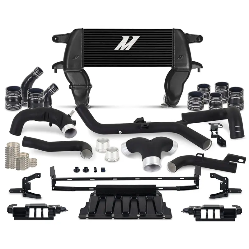 Mishimoto High-Mount Intercooler Kit – Black Pipes & Core, For 2021+ Ford Bronco 2.7L Ecoboost 1