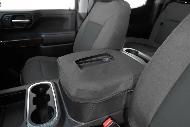 Covercraft 21-24 Ford Bronco Endura Precisionfit Custom Front Row Seat Covers - Silver/Charcoal 1