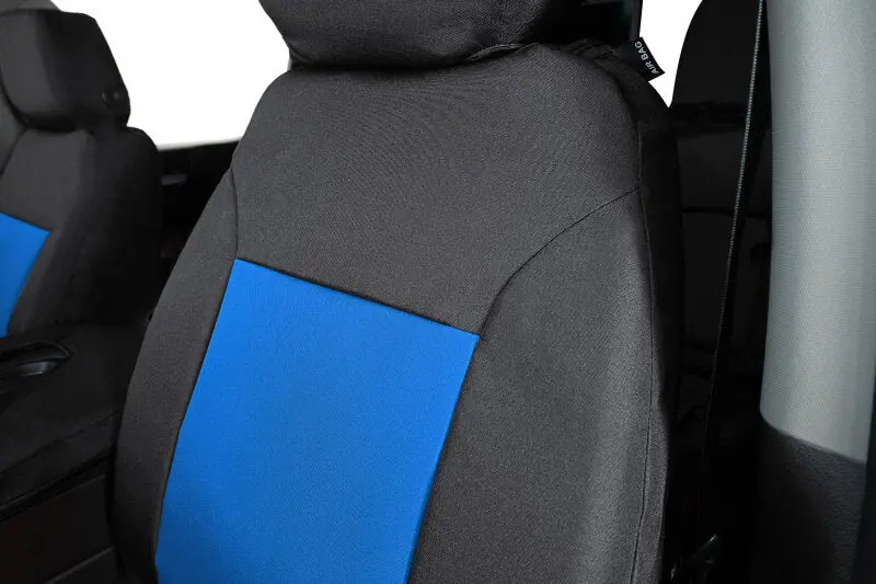 Covercraft Endura Precisionfit Front-Row Seat Covers For 2021–2025 Ford F-150 Xl Regular Cab – Blue/Black Custom Fit 2
