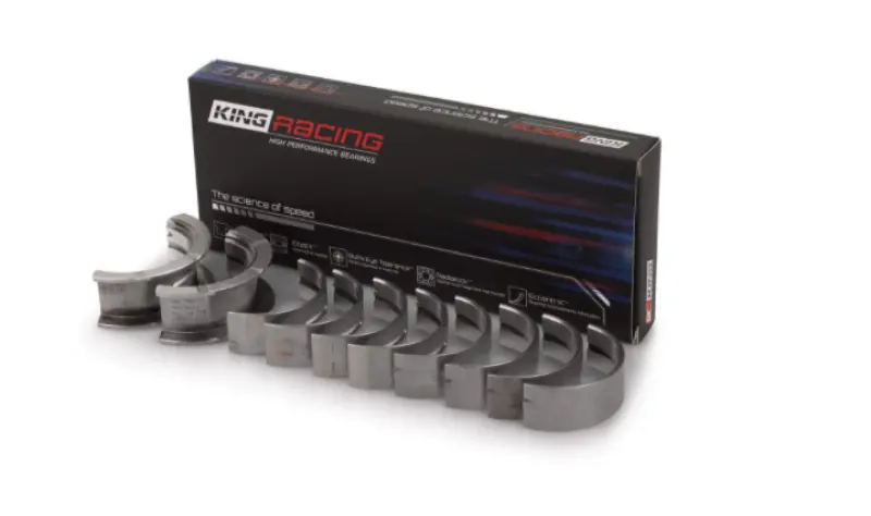 King Gm Main Bearing Set – Compatible With 262, 267, 302, 307, 327, And 350 Cubic Inch Small-Block Engines 1