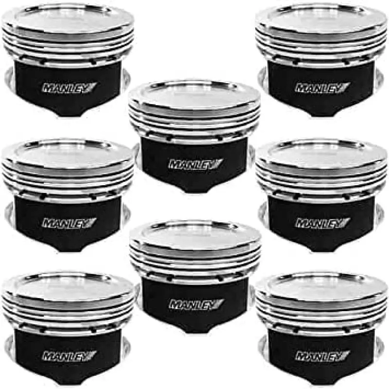 Manley Extreme-Duty Forged Pistons – 4.6L Ford Modular Engine, 3.700In Bore, 18Cc Dish, Set Of 8 1