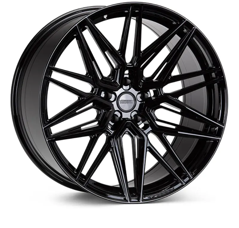 Vossen Hf-7 Gloss Black Wheel – 20X10.5In, 5X112 Bolt Pattern, Et45 Offset, Deep Face Design 1