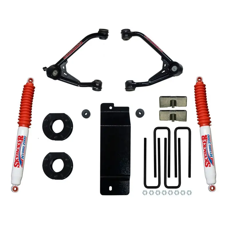 Skyjacker 2007-2013 Gm 1500 4Wd 3.5-4In Uca Lift Kit W/Rear Hydro 7000 Shocks 1