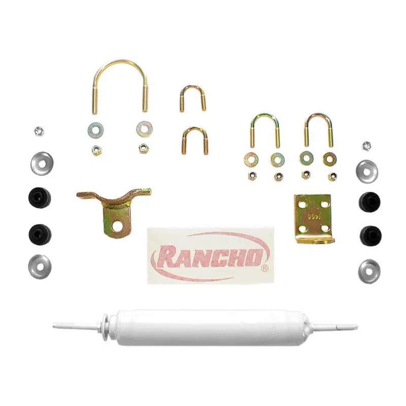 Rancho Front Steering Stabilizer Kit For 1959–1966 Jeep Cj-3 1